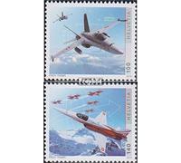 Suisse 2328-2329 (complète.Edition.) Neuf avec Gomme Originale ** MNH 2014 Forces aériennes (Timbres pour Les collectionneurs) Militaire/Chevalier