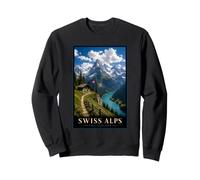 Suisse Alpes Suisse Nature Voyage Souvenir Sweatshirt
