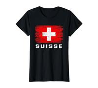 Suisse Drapeau Suisse Switzerland Schweiz Svizzera T-Shirt Graphique avec Valeur