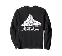 Suisse Mont Cervin Matterhorn Zermatt Valais Alpes Montagne Sweatshirt