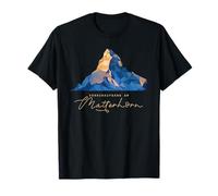 Suisse Mont Cervin Matterhorn Zermatt Valais Alpes Montagne T-Shirt