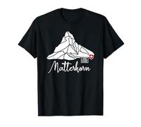 Suisse Mont Cervin Matterhorn Zermatt Valais Alpes Montagne T-Shirt
