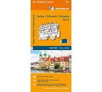 Suisse Nord - Michelin Regional Map 551: Maps