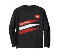 Suisse Tshirt Suisse Suisse Zurich Berne Rétro Manche Longue