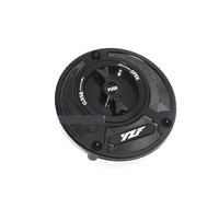 Suitable Compatible With YZF R3 R25 R6 R1 R125 Series Motorcycle New CNC Fuel Tank Cap Gasoline Fuel Tank Cap(Black)