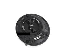 SuitableCompatible with YZF R3 R25 R6 R1 R125 series motorcycle new CNC fuel tank cap gasoline fuel tank cap(Black)