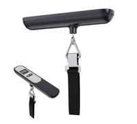 Suitcase Weight Scale - Measuring Gadget 14.4x2.79x1.8cm, LCD Digital Display, Hook Design | Portable Luggage Tool For Travel Road Trip Camping Hiking Backpacking Fishing Airplane Home Use