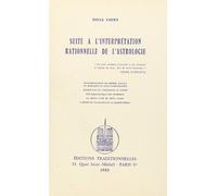 Suite à l'interprétation rationnelle de l'astrologie