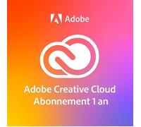 Suite de logiciels - ADOBE - Creative Cloud - Licence 1 an - 1 To de stockage - 2 appareils - PC/Mac/Mobile