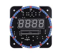 Suite D'horloge Numérique à Affichage de la Température avec luminosité Réglable et Fonction D'alarme pour Chambres ou Salons (Pièces Vertes + Cordon d'alimentation)