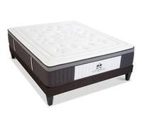 SUITE ETOILEE - Ensemble SUITE IMPERIALE 160x200 cm - Matelas Ressorts ensachés + Sommier Bois