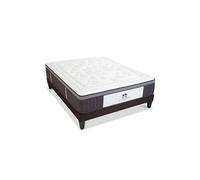 SUITE ETOILEE - Ensemble SUITE IMPERIALE 90x190 cm - Matelas Ressorts ensachés + Sommier Bois