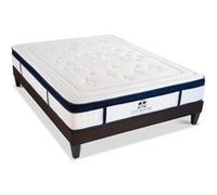 SUITE ETOILEE - Ensemble SUITE PRINCIERE 90x190 cm - Matelas Micro-ressorts + Sommier Bois