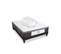 SUITE ETOILEE - Pack Prêt à dormir SUITE IMPERIALE 180x200 cm - Matelas Ressorts ensachés + Sommier + Accessoires