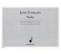 Suite: from "L'Apocalypse selon St. Jean". 2 trumpets and organ. Partition et parties.