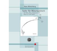 Suite für Bläserquintett: für Flöte, Oboe, Klarinette in B, Horn in F und Fagott. flute (piccolo), oboe, clarinet in Bb (bass clarinet in Bb), horn in F and bassoon. Jeu de parties.