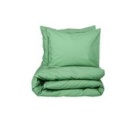 SUITE702 Linge de lit en percale 70x90cm/140x200cm Vert Jade vert clair