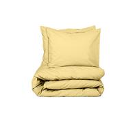 SUITE702 Parure de lit en percale 70x90cm/140x200cm Jaune Beurre jaune