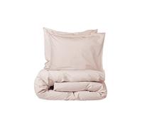 SUITE702 Perkal Bettwäsche 70x90cm/140x200cm Peach-Ecru corail