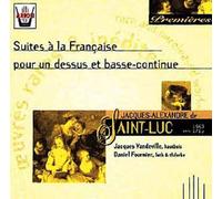 Suites À La Francaise Pour Un Dessus & B.C. Vandeville, H-Tbois & Fournier, Luth