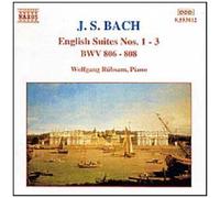 Suites Anglaises Nos. 1 À 3 Rübsam, Piano