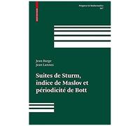 Suites De Sturm, Indices De Maslow Et Périodicité De Bott