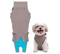 Suitical - La combinaison de convalescence pour chien originale - Remplace le collier électrique et le cône - stérilisation, neutralisation, plaies, empêche le léchage - XS - Du cou à la queue 39,9-45