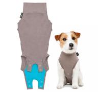 Suitical - La combinaison de convalescence pour chien originale - Remplace le collier électrique et le cône - stérilisation, stérilisation, plaies, empêche le léchage - Taille S + du cou à la queue 49