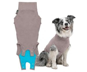 Suitical - La combinaison de convalescence pour chien originale - Remplace le collier électrique et le cône - stérilisation, neutralisation, plaies, empêche le léchage - Taille M - Du cou à la queue