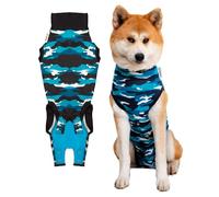 Suitical Recovery Suit Chien, L, Bleu Camouflage