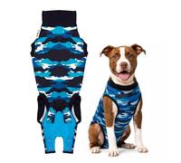 Suitical Recovery Suit Chien, M, Bleu Camouflage