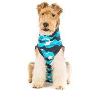 Suitical Recovery Suit Chien, M, Bleu Camouflage