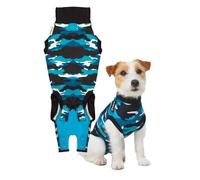 Suitical Recovery Suit Chien, S, Bleu Camouflage