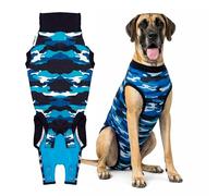 Suitical Recovery Suit Chien, XXL, Bleu Camouflage