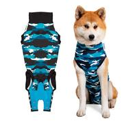 Suitical Recovery Suit Chien, XXL, Bleu Camouflage