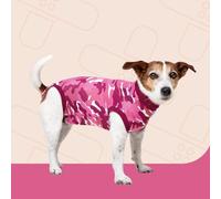 Suitical Recovery Suit Chien, XXS, Rose Camouflage