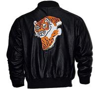 Suiting Style Sylvester Stallone Tiger Rocky II Balboa Bomber Veste en cuir véritable pour homme, cuir, M