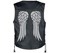 Suiting Style The Daryl Dixon Angel Wings Biker Vest Motorcycle Leather Vest