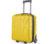 Suitline - Bagage à main 45x36x20 cm petite valise EasyJet Underseat Trolley, valise cabine 45cm franchise de bagages avion Unter-Sitz Pilotentrolley 30 litres jaune