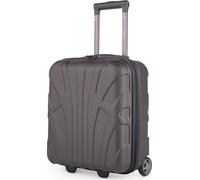 Suitline - Petite Valise 45x36x20 cm, Franchise de Bagages Easyjet Bagage à Main sous Le siège, Trolley de Cabine léger, 30 litres, Coque Rigide en ABS, Titane