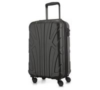 SUITLINE - Bagage à main 55 x 35 x 20 cm, 42 L, TSA, 4 roulettes, Valise rigide, Graphite