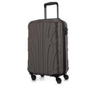 Suitline – Trolley cabine extensible – Valise rigide ABS mat, compartiment PC, 55 cm, 38 L, Titane