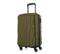 Suitline - bagage à main léger 55x35x20 cm trolley avion 34 L bagage à bord valise à main légère valise de bord 4 roulettes bagage cabine Hand Luggage TSA ,Avocado