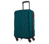 Suitline - bagage à main léger 55x35x20 cm trolley avion 34 L bagage à bord valise à main légère valise de bord 4 roulettes bagage cabine Hand Luggage TSA ,Aquagrün