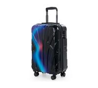 Suitline - Valise Cabine légère, Trolley pour Avion, Bagage à Main, Dimensions 55x35x20 cm, 4 roulettes Doubles, 34 L, Coque Rigide TSA, Finition Brillante, Bleu Néon