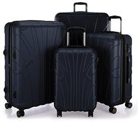 Suitline Koffer-Set 4er Set Hartschalenkoffer Trolley Erweiterbar (S, M, L & XL), TSA, Bagage Cabine, Set DE 4