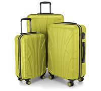 Suitline - Set de 3 Valise Bagages Rigide, (S, M, L), Bleu Piscine
