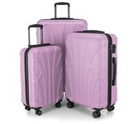 Suitline - Set de 3 Valise Bagages Rigide, (S, M, L), Lilas