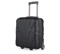 SUITLINE - Petite valise 45 x 36 x 20 cm, bagage autorisé EasyJet sous le siège, Bagage à main, 30 L, ABS, Noir