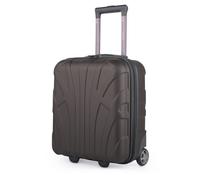SUITLINE - Petite valise 45 x 36 x 20 cm, bagage autorisé EasyJet sous le siège, Bagage à main, 30 L, ABS, Titane